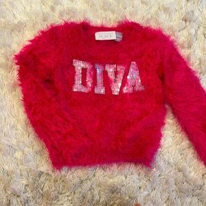 Brand new diva sweater 18-24M